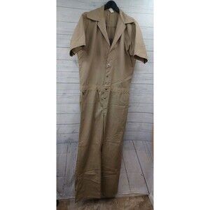 JPD #3 State Prison Jail Inmate Uniform Jumpsuit Khaki Beige Small